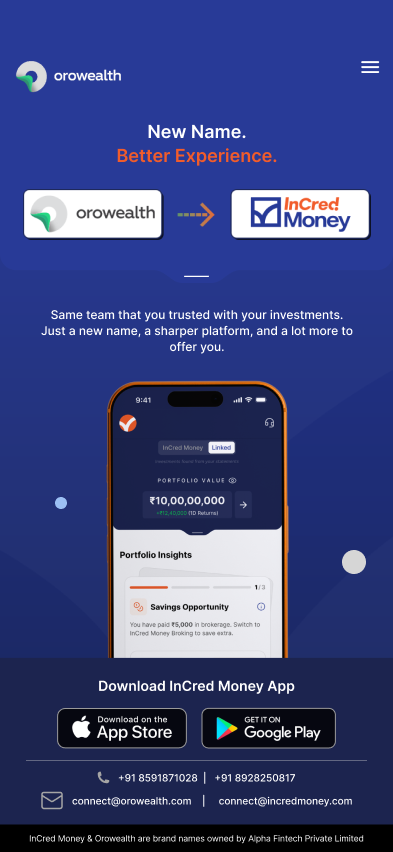 InCred Mobile Banner