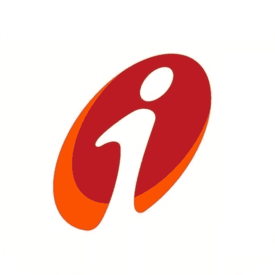 8929. ICICI Bank logo. Банк с оранжевым логотипом. Логотип i. Банк с оранжевой эмблемой